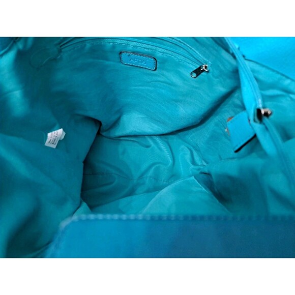 Apt 9 Turquoise Janet Tote Bag 13" X 12.25" Roomy Double Handles - Picture 11 of 12